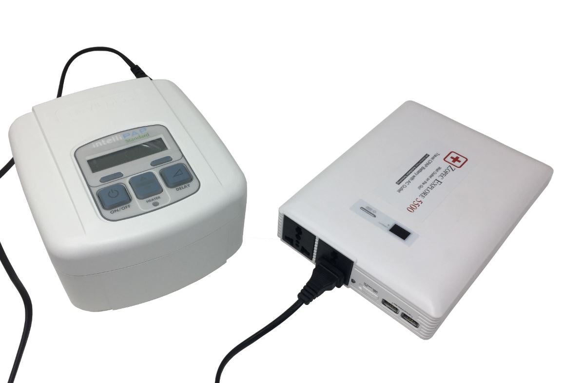 Zopec EXPLORE 5500 Universal CPAP UPS Backup Battery (Humidifier Only. NOT FOR HEATED TUBE.)