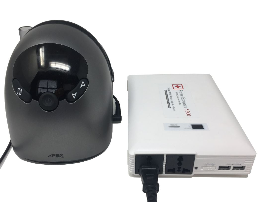 Zopec EXPLORE 5500 Universal CPAP UPS Backup Battery (Humidifier Only. NOT FOR HEATED TUBE.)