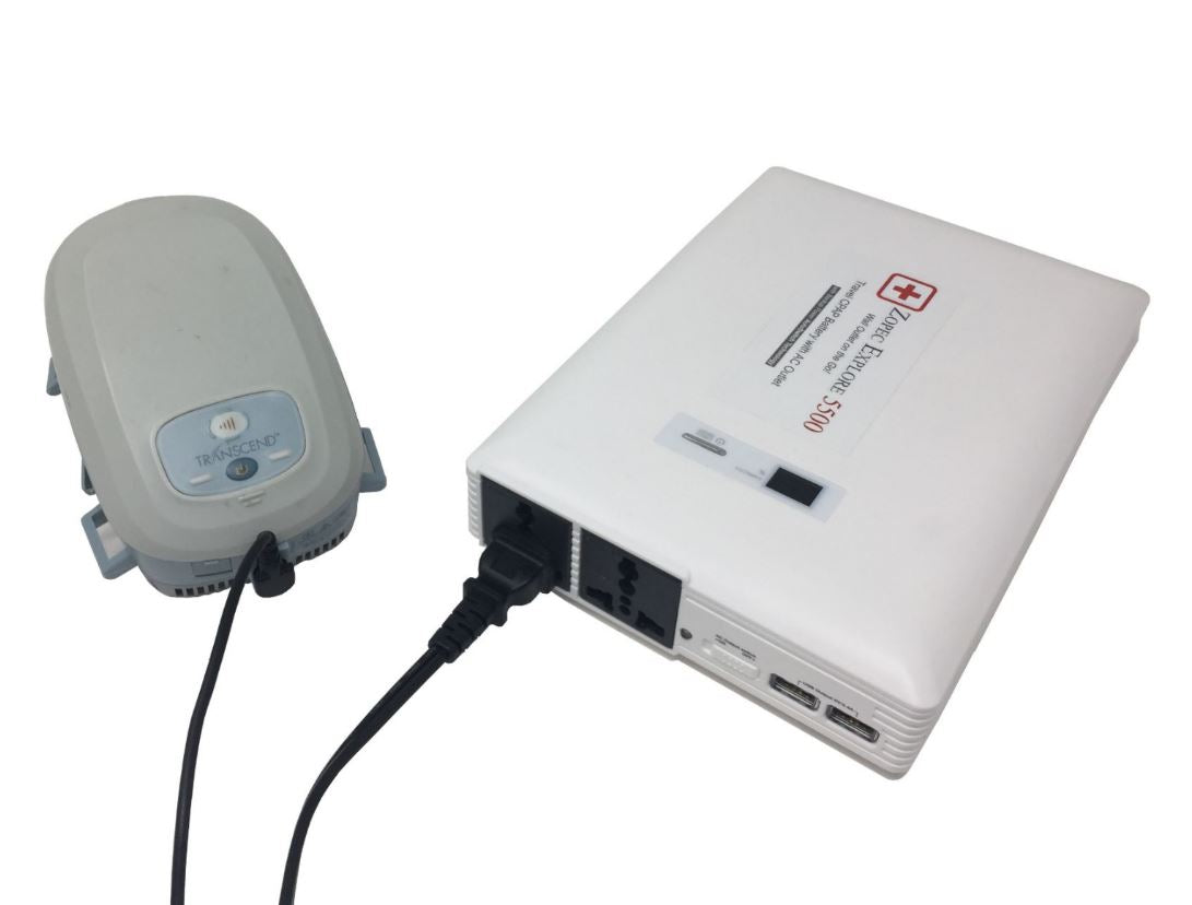 Zopec EXPLORE 5500 Universal CPAP UPS Backup Battery (Humidifier Only. NOT FOR HEATED TUBE.)