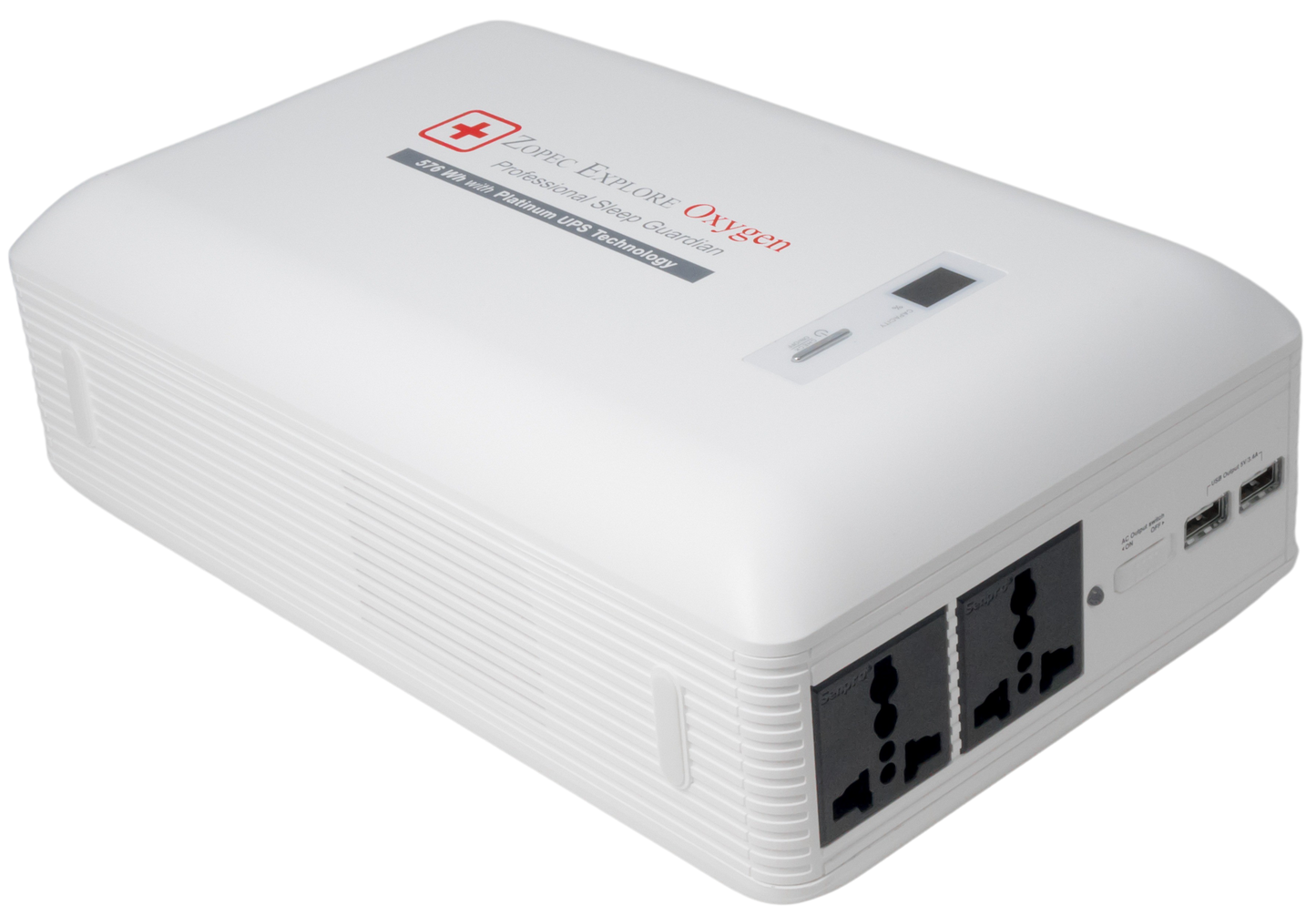 Zopec EXPLORE Oxygen Universal CPAP/BPAP UPS Backup Battery (for Using Both Humidifier and Heated Tube)