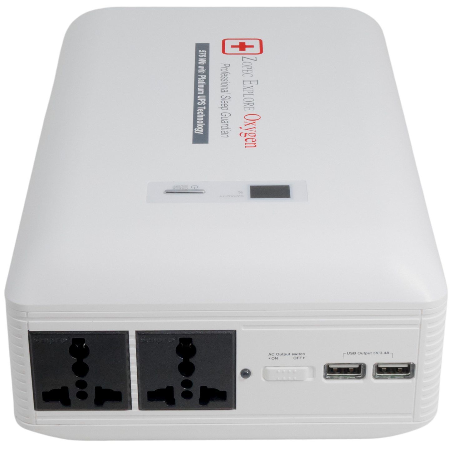 Zopec EXPLORE Oxygen Universal CPAP/BPAP UPS Backup Battery (for Using Both Humidifier and Heated Tube)