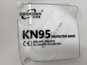 Obekonr KN95 Particulate Respirators (5 Layers) - Equivalent as US NIOSH N95 Performance