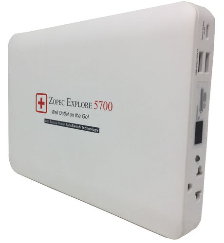 Zopec EXPLORE 5700 Universal Travel CPAP/BiPap Battery (up to 3 nights) - Only 2.5 lb and 1