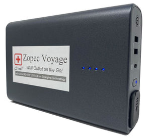 Zopec VOYAGE Universal Travel CPAP Battery (up to 2 Nights). Features Lightning Fast PD45W USB-C!