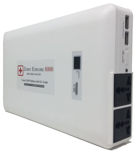 Zopec EXPLORE 8000 Universal CPAP/BPAP UPS Backup Battery (Humidifier Only. NOT FOR HEATED TUBE.)