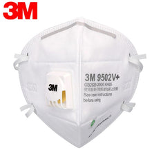 3M KN95 Particulate Respirator 9502V+ with Exhalation Valve (Pack of 10) - Equivalent as US NIOSH N95 Performance