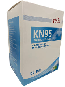 Obekonr KN95 Particulate Respirators (5 Layers) - Equivalent as US NIOSH N95 Performance