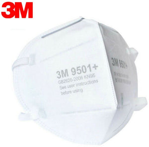 3M 9501+ KN95 Particulate Respirators (Earloop, No Valve) - FDA Approved for Covid-19 Protection