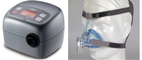 Bundle Deal: XT FIT CPAP Machine (SF01101) and Ascend Nasal Mask System (50174) by Apex Medical and Sleepnet