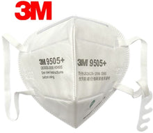 3M 9505+ KN95 Particulate Respirators (Dual Earloop/Headband, No Valve) - FDA Approved for Covid-19 Protection