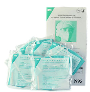 3M 9132 N95 Particulate Respirators (Headband, No Valve, Hospital Grade, >95% BFE) - CDC NIOSH Approved