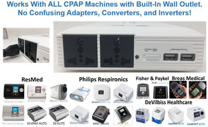 Zopec EXPLORE 5500 Universal CPAP UPS Backup Battery (Humidifier Only. NOT FOR HEATED TUBE.)