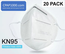 CPAP1000 KN95 Particulate Respirator (Pack of 40, 5 Layers) - Equivalent as US NIOSH N95 Performance