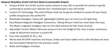 Mojo AirGel Full Face Mask (Customizable Frame!) by Sleepnet