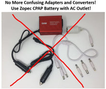 Zopec EXPLORE 5500 Universal CPAP UPS Backup Battery (Humidifier Only. NOT FOR HEATED TUBE.)