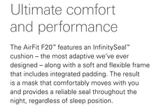 AirFit F20 Full Face Mask with Headgear by ResMed