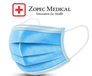 Size Small - Level 1 Procedure Masks (Box of 50) by Zopec Medical