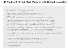 RESmart CPAP Machine (C7000) with Heated Humidifier by 3B Medical