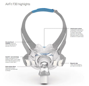 AirFit F30 Full Face Mask by ResMed