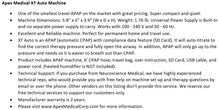 Bundle Deal: XT Auto CPAP Machine (SF04101) and Ascend Nasal Mask System (50174) by Apex Medical and Sleepnet