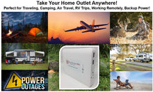Zopec EXPLORE Mini Universal Travel CPAP Battery. (up to 1.5 nights) - Only 1.5 lb and 1" Thin!