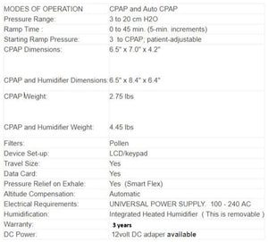 Intellipap AutoAdjust Travel CPAP Machine (DV54D) by DeVilbiss Healthcare