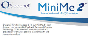 MiniMe2 NON-VENTED NIV Pediatric Nasal Mask (Customizable Shape!) by Sleepnet