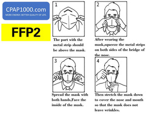 Obekonr KN95 Particulate Respirators (5 Layers) - Equivalent as US NIOSH N95 Performance