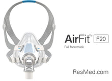 AirFit F20 Full Face Mask with Headgear by ResMed
