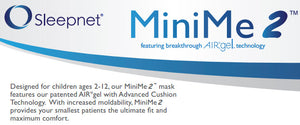 MiniMe2 Vented Pediatric Nasal Mask (Customizable Shape!) by Sleepnet