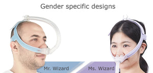 Mr. Wizard 230 Nasal Pillow Mask System (Designed for Men) by Apex Medical