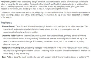 Bundle Deal: DreamStation Auto CPAP Machine (DSX500T11C) and DreamWear Full Face Mask Fit-Pack (1113400) by Philips Respironics