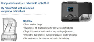 Luna II CPAP Machine (LG2000) with Heated Humidifier by 3B Medical