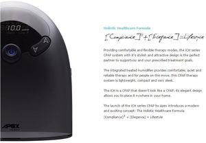 Bundle Deal: iCH II Auto CPAP Machine (SF07109) and Ascend Full Face Mask System (50825) by Apex Medical and Sleepnet