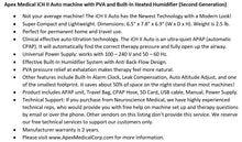 Bundle Deal: iCH II Auto CPAP Machine (SF07109) and Ascend Full Face Mask System (50825) by Apex Medical and Sleepnet