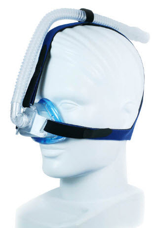 iQ AirGel Nasal Mask - 3 Point Fit Headgear (Customizable Shape!) by Sleepnet