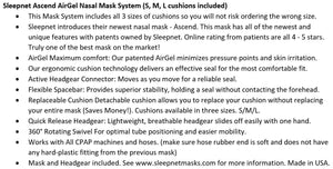 Bundle Deal: XT Auto CPAP Machine (SF04101) and Ascend Nasal Mask System (50174) by Apex Medical and Sleepnet