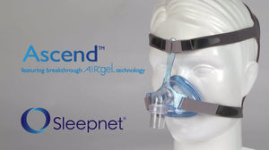 Sales Demo: Ascend AirGel Nasal Mask by Sleepnet