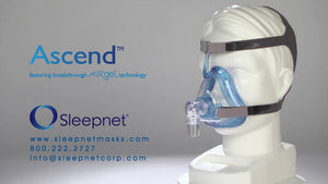 Sales Demo: Ascend AirGel Full Face Mask by Sleepnet