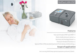 ResPlus Auto CPAP Machine with Heated Humidifier by Beyond Medical