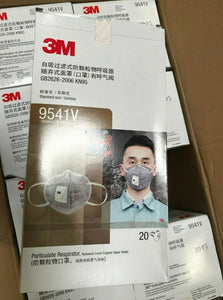 3M 9542 KN95 Particulate Respirators (Headband, Activated Carbon, No Valve) - FDA Approved for Covid-19 Protection